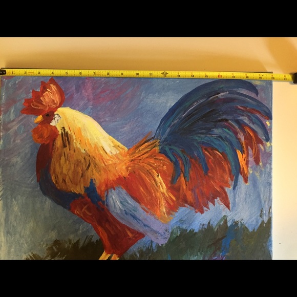 Rooster painting - Picture 2 of 3